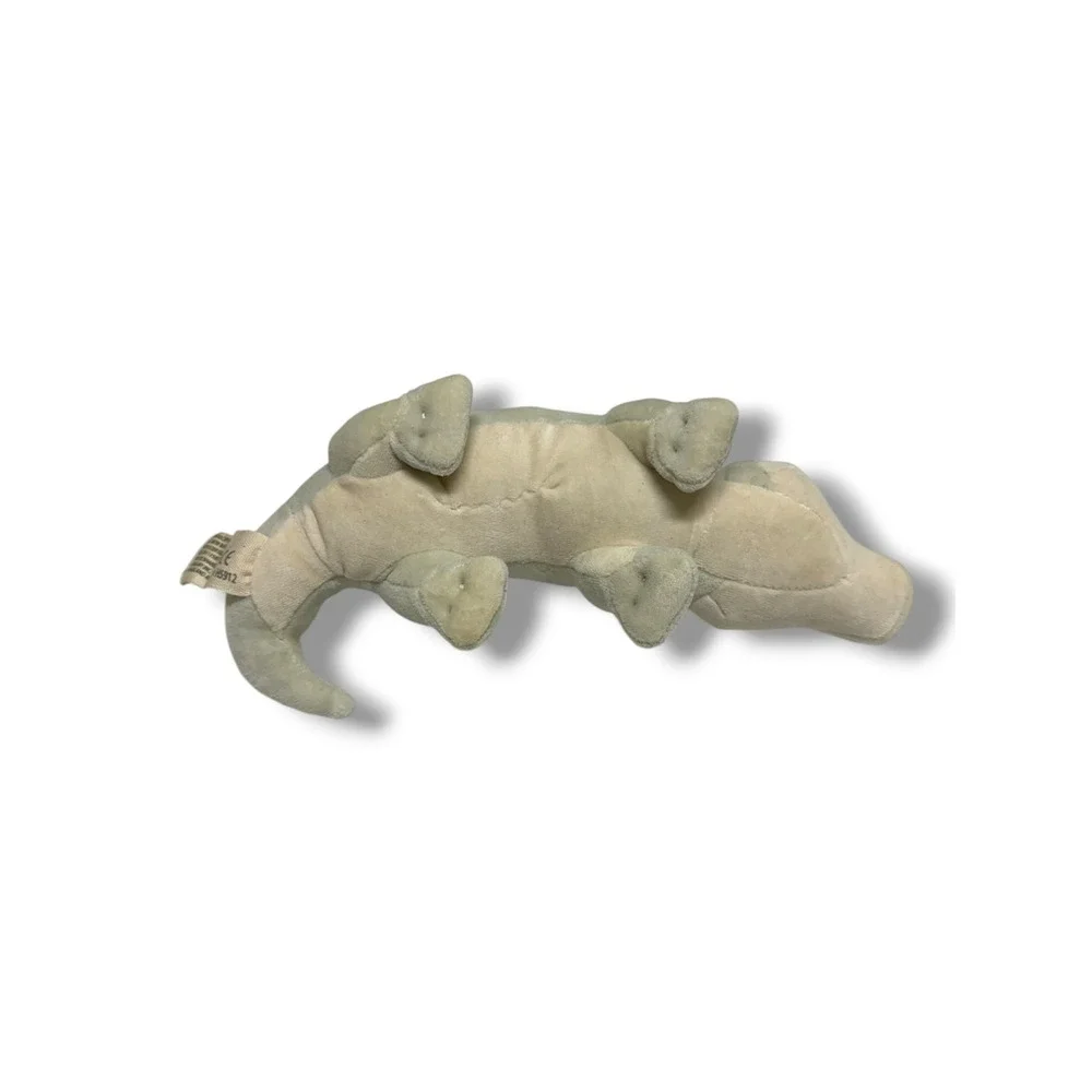 My Natural Eco Friendly Alligator Plush‎ Stuffed Animal Green Cream Hosung NY
